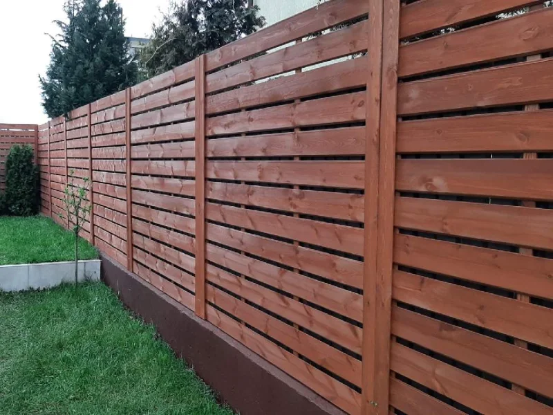 Zdjęcie - ogrodzenie drewniane panel