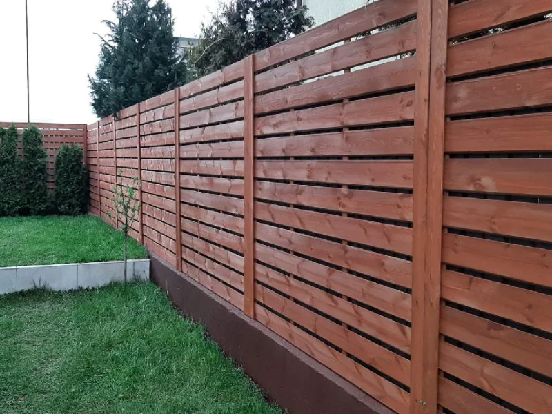 Zdjęcie - panele ogrodzeniowe drewniane