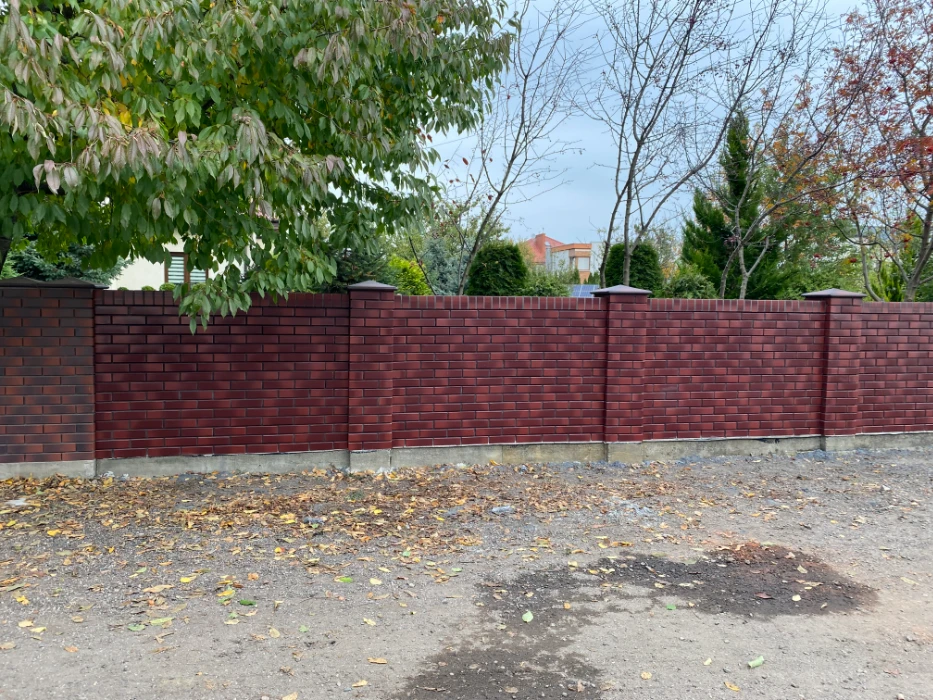 Zdjęcie - ogrodzenia z klinkieru