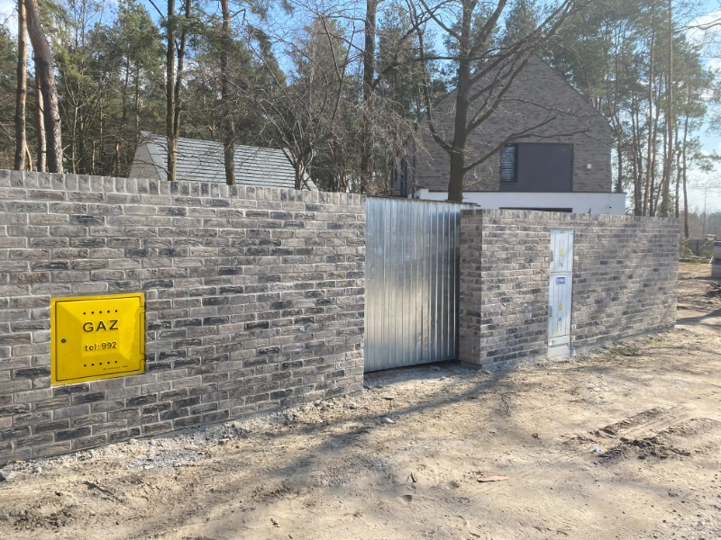 Zdjęcie - ogrodzenia z klinkieru