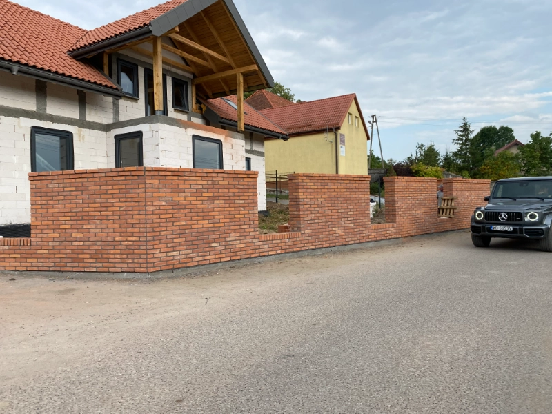 Zdjęcie - ogrodzenia z klinkieru